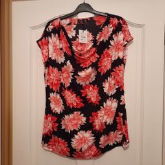 Cowl neck tshirt Bnwt