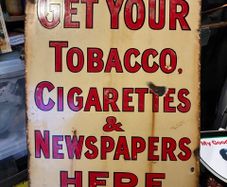 Enamel Sign