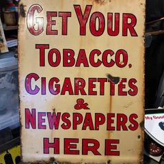 Enamel Sign