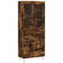 Highboard Smoked Oak 69.5x34x180 cm Image 2