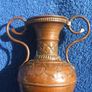Two vintage metal vases (Indian brass & one of copper) Image 8