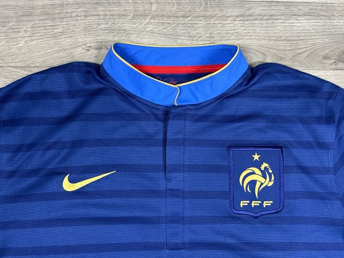 Nike France 2012 Home Jersey Shirt Maillot Mens XL