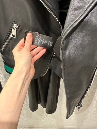 Leather jacket MAJE