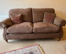 Quality Settee & 2 Matching Armchairs - Excellent Condition