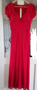 Stunning Red Maxi Dress by Irish Designer Deborah Veale