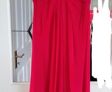 Stunning Red Maxi Dress by Irish Designer Deborah Veale
