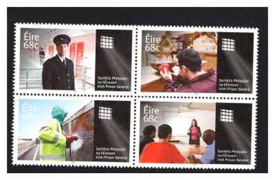 2014 Ireland The Irish Prison Service (Care & Custody, Rehabilitation, Restorative Justice & Education) Commemorative Stamps Mint Never Hinged (MNH)