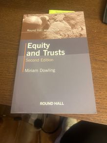 Equity & Trusts nutshell