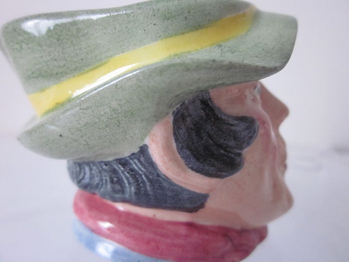 Vintage Kelsboro Ware Hand Painted  Miniture Toby  Character Jug Sam Weller Dickens Pickwick Series