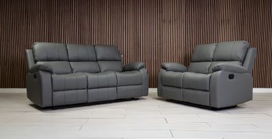 3+2 Holgate Leather Recliner Sofa Set