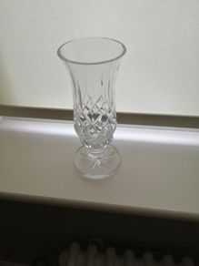 Galway Crystal lantern for candle