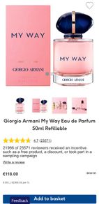 Armani My Way parfum for her