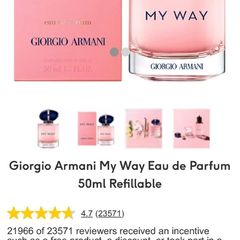 Armani My Way parfum for her