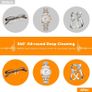 FREE EXPRESS SHIPPING Ultrasonic Jewelry Cleaner, 750ml Sonic Cleaner with Digital Timer for Eyeglasses, Rings, Coins, Silver, Denture Ultrasonic Cleaner Solution for Gifts Image 6