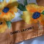Vintage Daniel La Foret Silk Designer Scarf Image 2