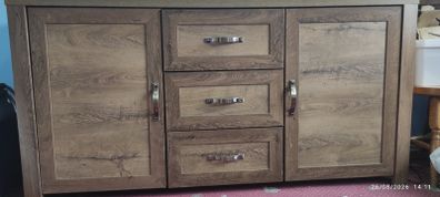 JYSK JUNGEN Sideboard in Wild Dark Oak Excellent Condition