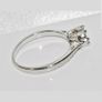 Beautiful 9 ct white gold .25 ct diamond ring Image 3