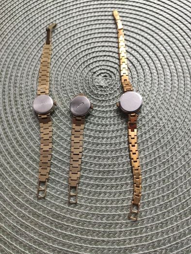 Vintage 1980s Ladies Mechanical Watches (Chaika & Zaria) - Lot of 3