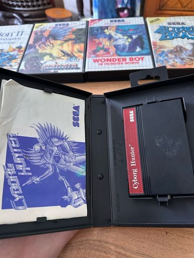 Sega Master System console and games Sonic