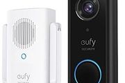Video Doorbell Wireless 2K (Battery-Powered) with Chime, 2K HD, No Monthly Fee, On-Device AI for Human Detection, 2-Way Audio, 16GB Local Storage, Simple Self-Installation