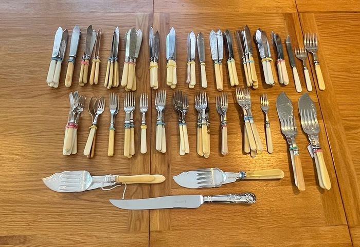 Antique Fish Cutlery Collection