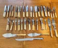 Antique Fish Cutlery Collection