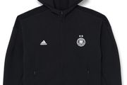 Adidas Womens Jacket Hooded Track Top Dfb Mv Fz W, HF3418, Black, Size L