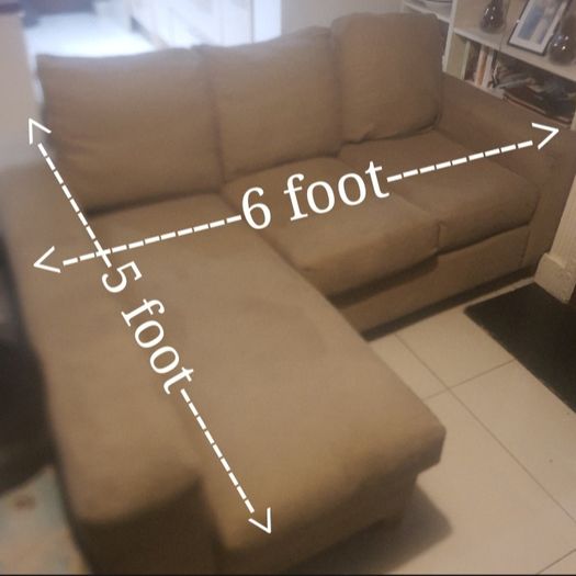3 seater L-shape couch made by The Sofa Factory.