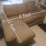 3 seater L-shape couch made by The Sofa Factory. Image 3
