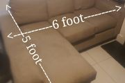 3 seater L-shape couch made by The Sofa Factory.