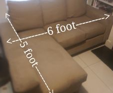 3 seater L-shape couch made by The Sofa Factory.