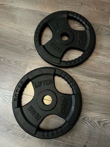 2x20kg Irish Lifting tri grip olympic weight plates