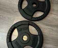 2x20kg Irish Lifting tri grip olympic weight plates