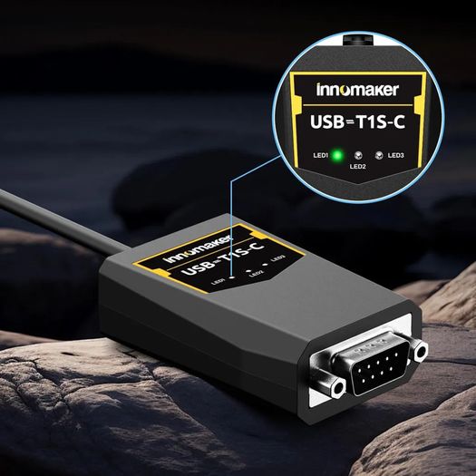INNOMAKER USB to 10BASE-T1S Ethernet Converter 10Mbps Automotive Industrial IoT