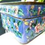Vintage Chinese Cloisonne and Enamel Collection. Vase, Bowl and Trinket Box Image 2