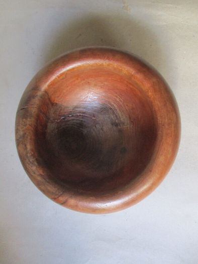 Small Turned Wood Bowl