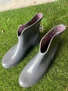 Grey Ankle Wellies Brand New Size 6.5