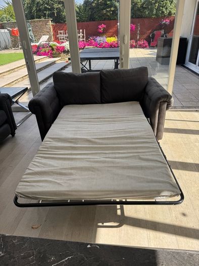 Grey 3-Seater & 2-Seater sofas & Marble Coffee & Lamp tables & Ottoman