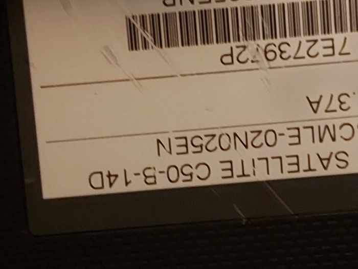 Toshiba Satellite C50-B-14D, Intel Celeron CPU N2830 2.1GHz, 4GB Ramm, 500GB HDD, Windows 10, Microsoft Edge, Chrome