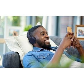 Blue JVC Foldable Bluetooth on-ear headphones Bluetooth