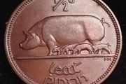 #781 - Ireland - 1940 - Half Penny - EF -  KM.10