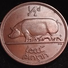 #781 - Ireland - 1940 - Half Penny - EF -  KM.10