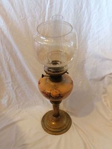 Antique oil lamp