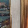 Oil painting of a harbour with boats Image 4