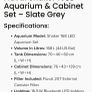 Fluval Shaker 168ltr Aquarium and Gray Cabinet Image 3