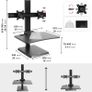 Duronic Stand Up Desk Image 2