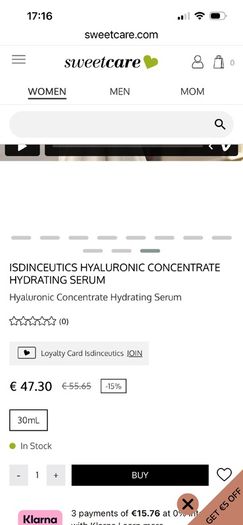 ISDIN ISDINCEUTICS Hyaluronic Concentrate 30ml