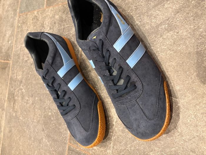 Gola Harrier Suede Navy Blue Trainers Eu 46 Uk 12 Unworn For Sale in ...
