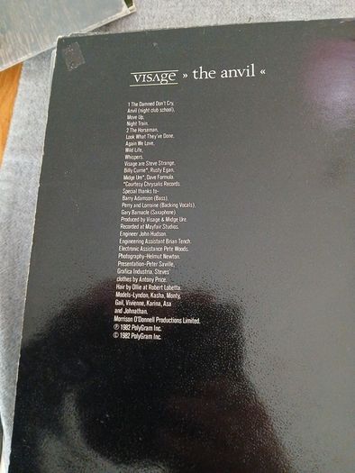Visage The Anvil Irish press