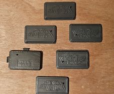 Star Wars Base Stands For 3.75 " Scale Figures. As New Out Of Packs